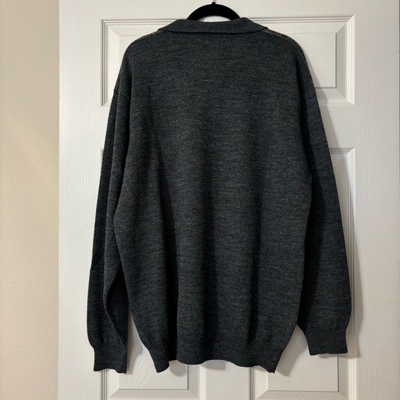 Pronto Uomo 1/4 Zip Wool Blend Sweater, Men's size L - Picture 2 of 10